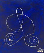 Ponsisme. Понсизм-137 (Портрет Души галактуса Вей Ина)(Китайские Серебряно-жемчужные) 40х50 см, холст, сусальное серебро, акрил, перламутр и жемчуг натуральный 18.08.25