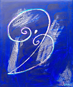 Ponsisme. Понсизм-145 (Портрет Души галактуса Цветущая Сакура(Шэнкай дэ Инхуа)(Китайские Кракелюрные) 40х50 см, холст, сусальное серебро, акрил, перламутровая втирка, жемчуг натуральный 08.09.25