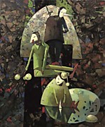 Автор-художник Нурбек Жардемов (bekus), название картины: "Увлеченные (фикция)", размер картины: 120х100 см, холст/масло, дата: 2025 г.