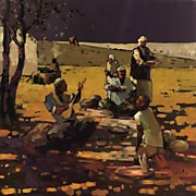 Автор-художник Нурбек Жардемов (bekus), название картины: "Дала ырғағы", размер картины: 70х70 см, холст/масло, дата: 2024 г.