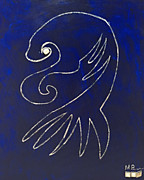 Ponsisme. Понсизм-140 (Портрет Души галактуса Бей Усяня)(Китайские Серебряно-жемчужные) 40х50 см, холст, сусальное серебро, акрил, перламутр и жемчуг натуральный 20.08.25