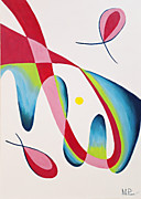 Ponsisme. Понсизм-83 (Портрет Души Богини Никты), 100х70 см, холст,темпера. 28.10.24