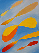 Ponsisme. Понсизм-91 (Портрет Души Людмилы Шлегель)  50х70 см, холст/темпера, 09.01.25